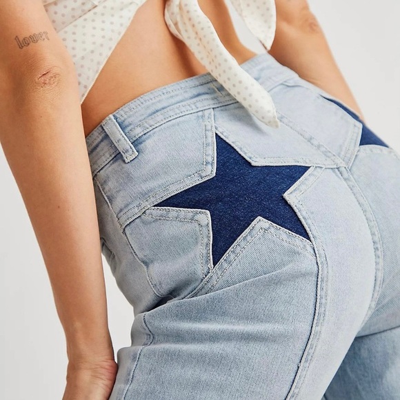 {SOLD} Free People Firecracker Flare denim - Picture 3 of 7